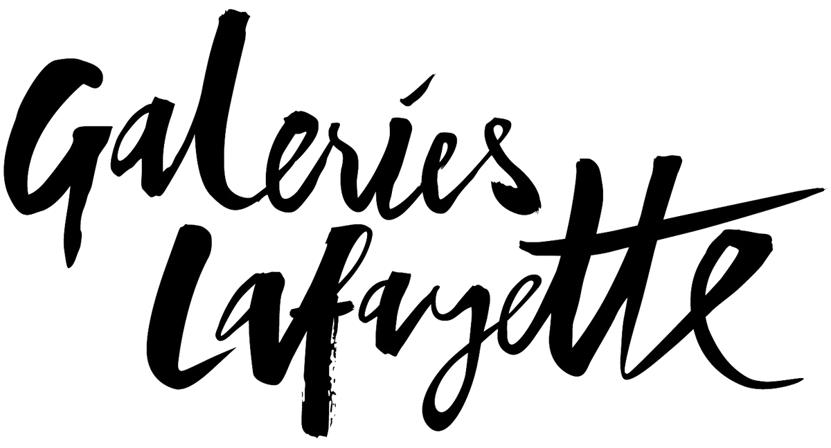 Black script text reading 'Galeries Lafayette' on a plain white background.