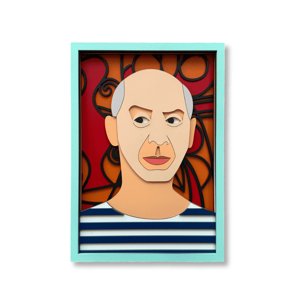 Mr. Pablo – handmade wood wall mask, Umasqu