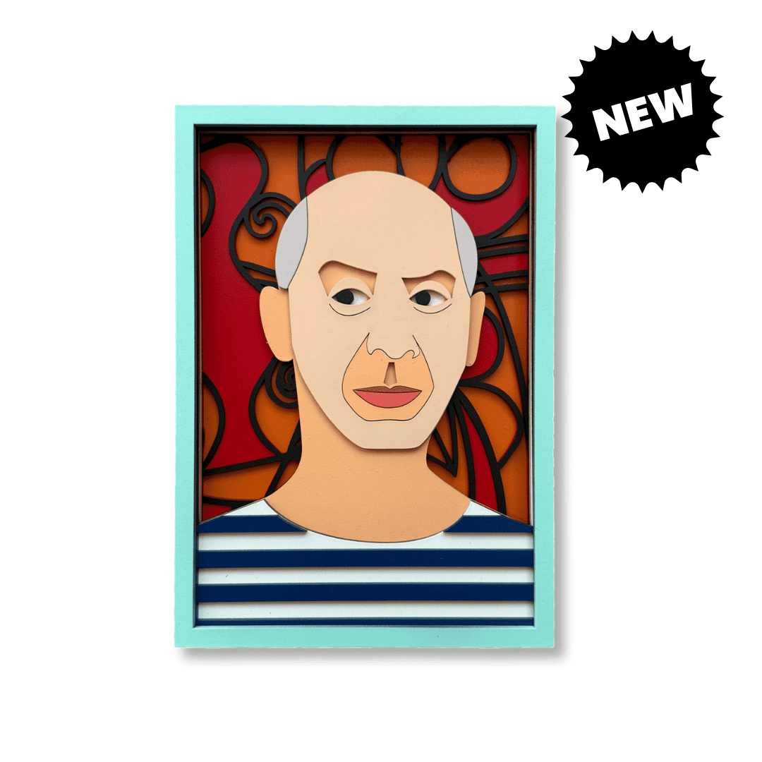 Mr. Pablo – handmade wood wall mask, Umasqu