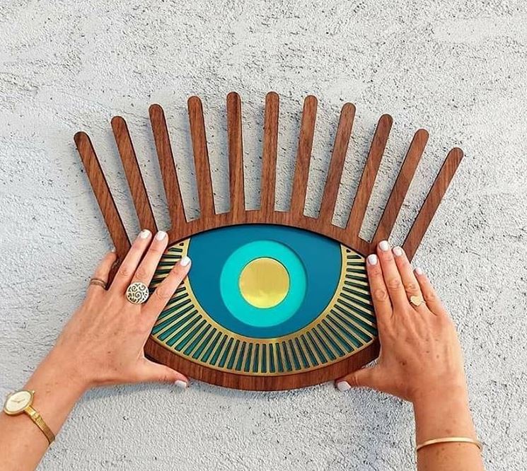Eye #7 - Wooden Wall Decor