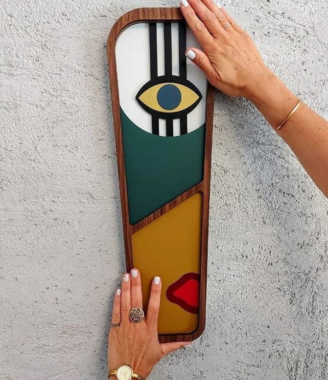 Abstract Mask #9 - Wall Art