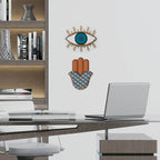 Hamsa #8 + Eye #2 (Set of 2) - Wall Art