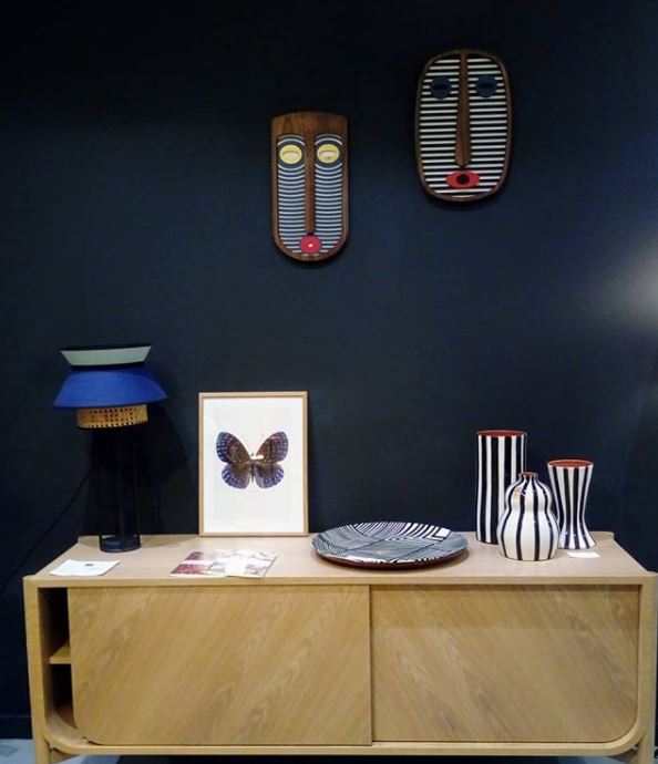 Modern African Mask #4 - African Wall Decor