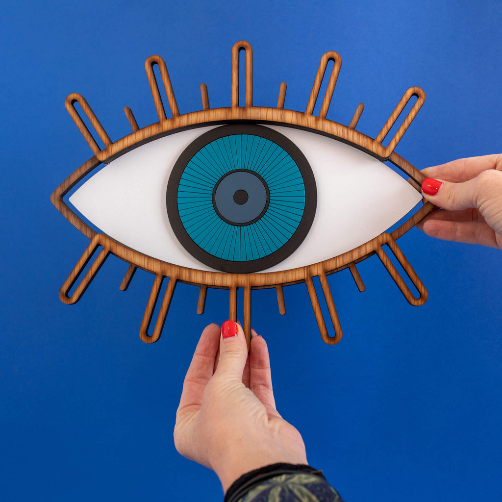 blue eye wall decor - Umasqu