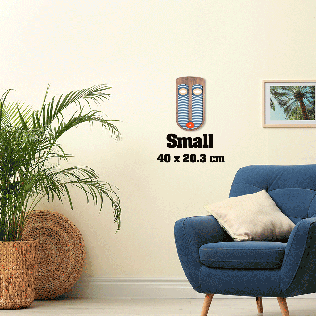 Modern African Mask #4 - African Wall Decor