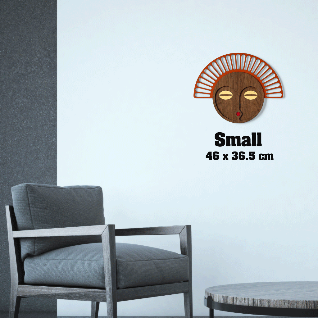 Modern African Mask #23 - African Wall Art