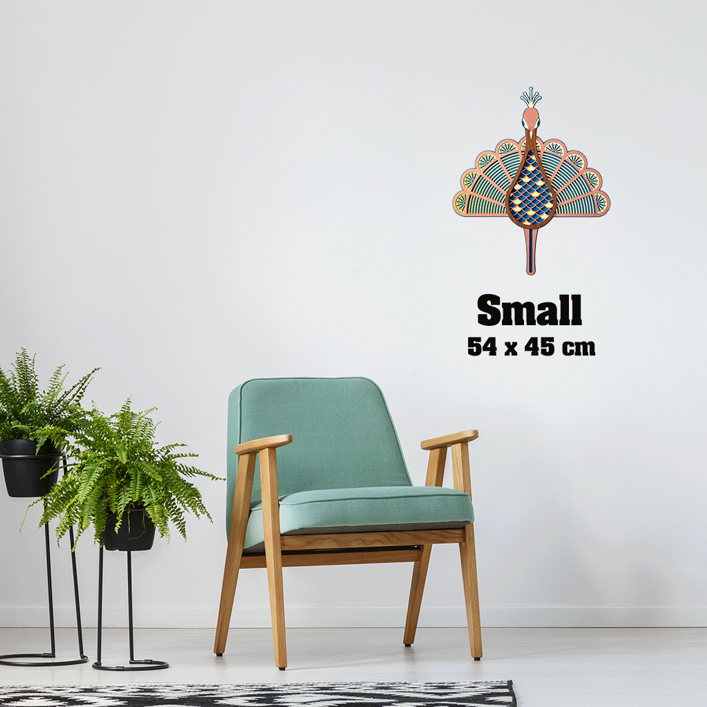 The Peacock - Wooden Wall Decor