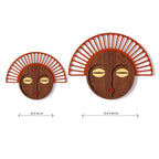 Mini Modern African Wall Mask #23 - African Wall Decor