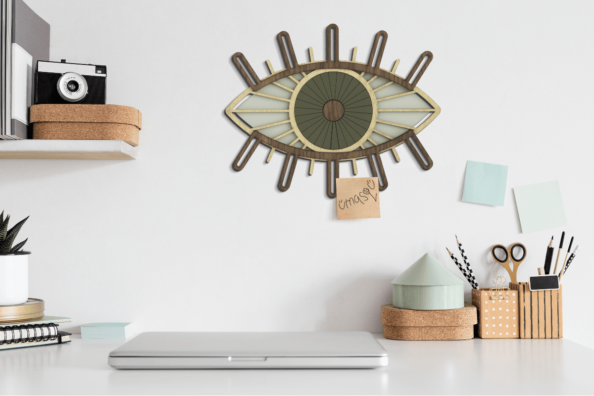 Eye #18 - Wooden Wall Decor