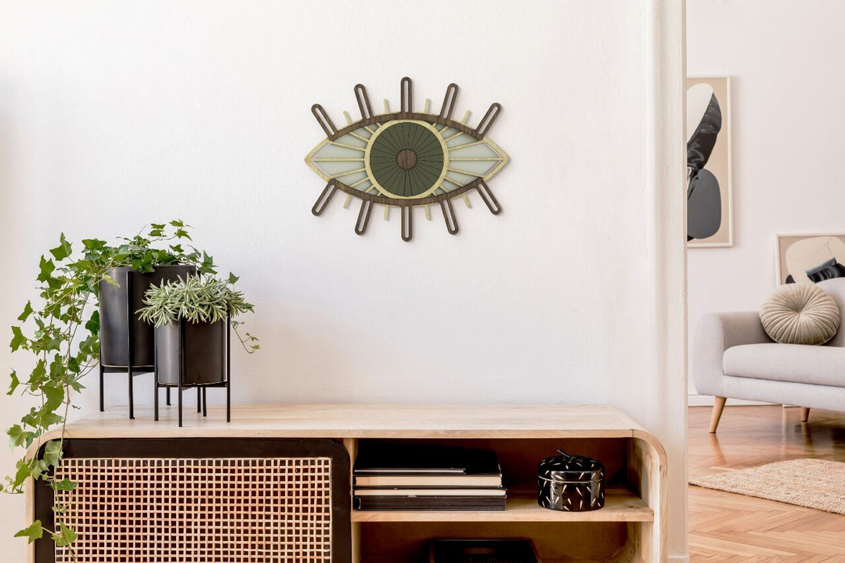 Eye #18 - Wooden Wall Decor