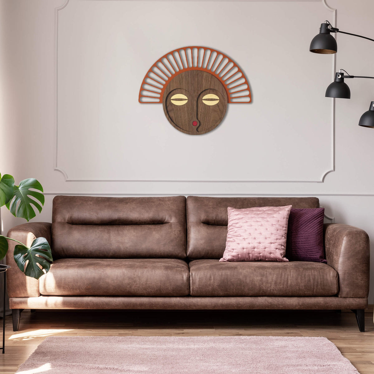 Modern African Mask #23 - African Wall Art