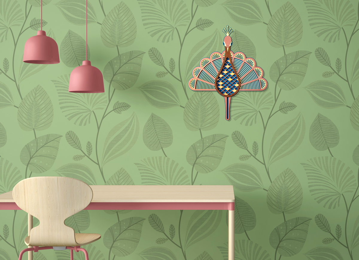 The Peacock - Wooden Wall Decor